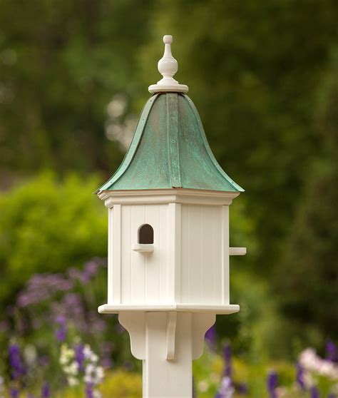 vinyl bird houses with copper roof